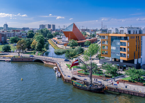 view of the gdansk from above