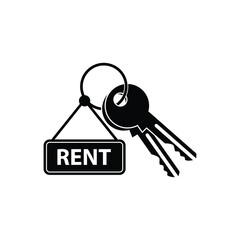 rent a house icon - vector