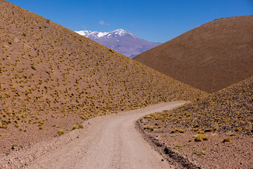 Crossing the Andes from Antofagasta de la Sierra to Antofalla - stunning landscape in the Argentinian highlands called Puna in South America