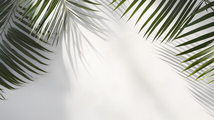 Obraz premium palm tree leaves. Generative Ai. 