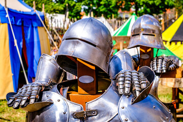 Fototapeta premium typical old suit of armor