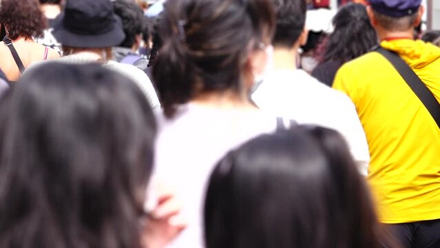 東京　原宿　竹下通り　2023年7月　スーパースローモーション