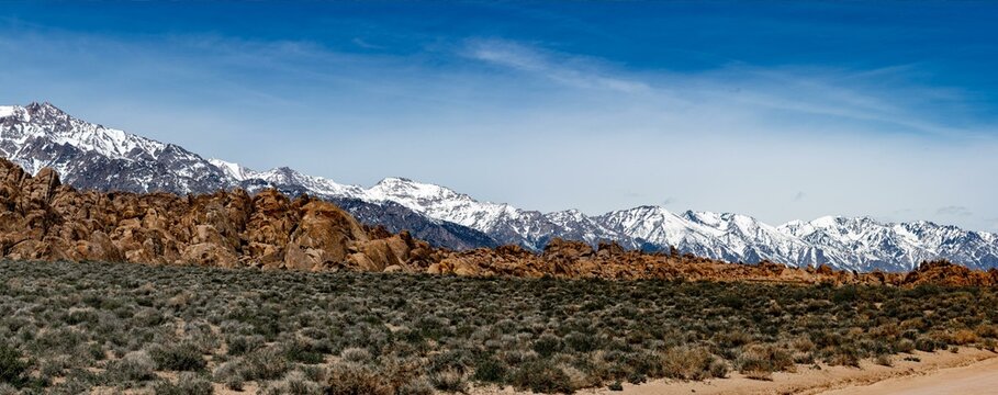 Majestic Summit: Beautiful View of Mt. Whitney in the Eastern Sierra, California, USA, Revealed in Stunning 4K Resolution