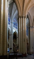 Fototapeta premium Interior Catedral de Santa Maria, Toledo, España