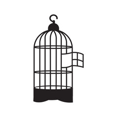 bird cage icon logo vector design template
