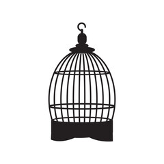 bird cage icon logo vector design template