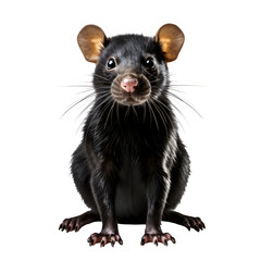 rat isolated on white background ,mouse png ,generative ai