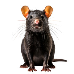 rat isolated on white background ,mouse png ,generative ai