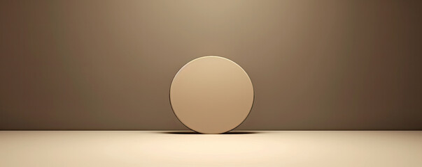 minimalistic abstract background with a single ellipse, representing simplicity and elegance panorama