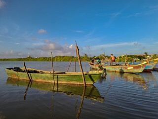Fototapeta premium Boats on the river
