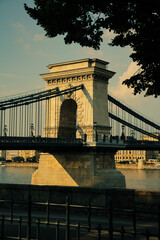 Obraz premium chain bridge