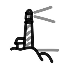lighthouse doodle