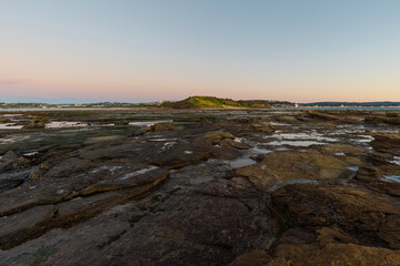Long reef headland view in the morning, Sydney, Australia.