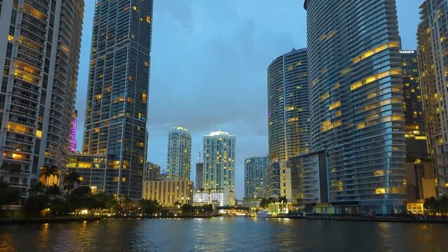 Miami city skyline 1080p 60fps