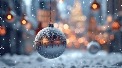 Winter Christmas and New year background for product placement Generative AI