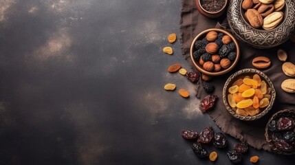 Ramadan food for Ramadan banner concept design