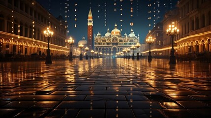 Fototapeta na wymiar Timeless charm of Piazza San Marco, Venice, Italy