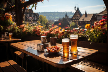 folk holiday oktoberfest autumn background,celebration