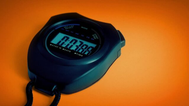 Stopwatch Counts To 10 Sports Timer