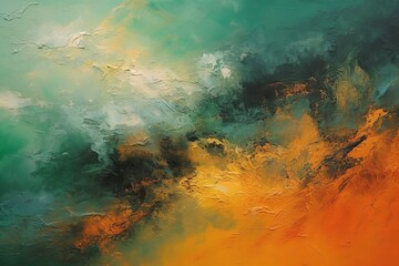 Abstract Art and Painting in the Style of Expressionism Generative AI