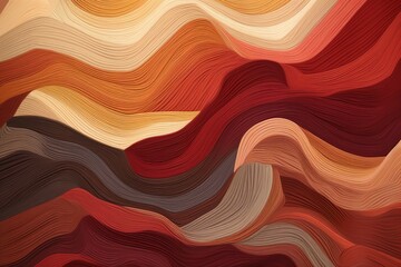 Dynamic Abstract Red, Brown & Orange Background for Creative Projects Generative AI