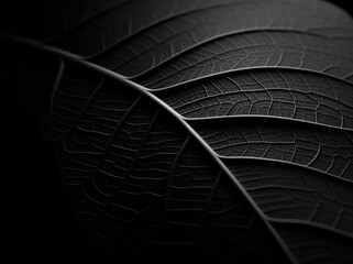 Sharp Black Lines on a Dark Background - Sony Inspired Graphic Design Element Generative AI