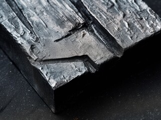 Close-up of Black Chalk Art: Create Unique Designs with Versatile Art Medium Generative AI