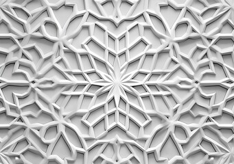 Stylish Geometric Pattern Background with Light Grey: Perfect for Your Design Project! Generative AI