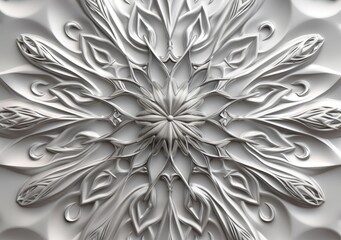 Beautiful Islamic Silver Geometric Design Background - Perfect for Your Designs! Generative AI