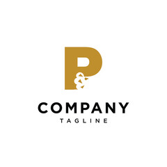 
Letter P Snack Bite logo icon vector template.eps