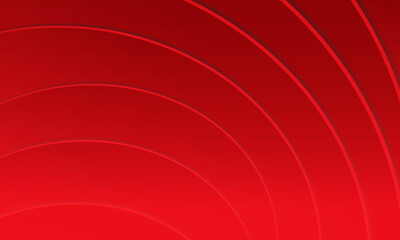 Vector red background with wavy lines