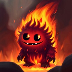 fire monster