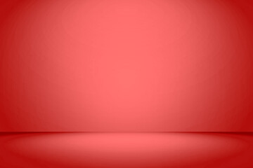 red background abstract illustration fresh color