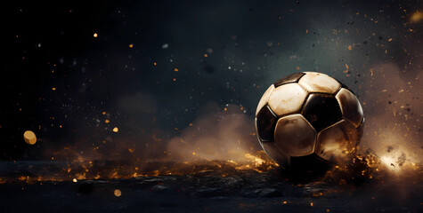 Fototapeta premium Soccer, football background.