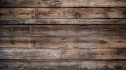 Obraz premium Old grunge dark textured wooden background , The surface of the old brown wood texture. Brown wood texture. Abstract background. Post-processed generative AI