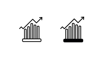 Performance icon design with white background stock illustration