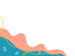 colorful corner, corner blob fluid.