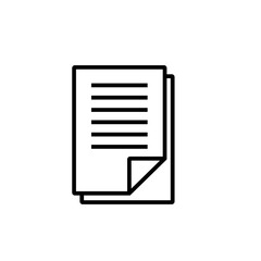 Document File Outline Icon