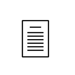 Document File Outline Icon