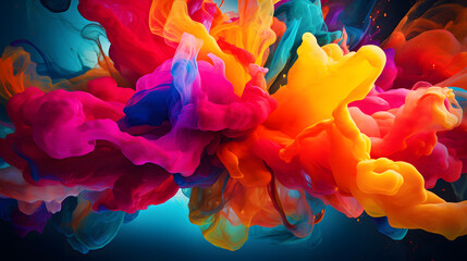 Type of abstact background, which use colourful composition.