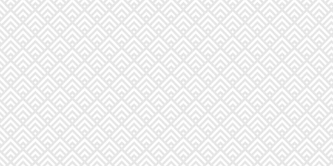 Vector seamless pattern of intertwined stripes. White and gray geometric texture. Modern stylish texture. Regularly repeating diagonal stripes. Simple graphic print. - obrazy, fototapety, plakaty