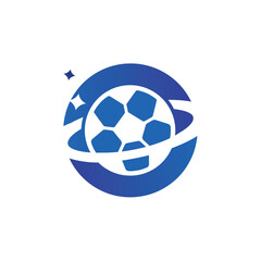 Naklejka premium Soccer Logo or Football Club Sign