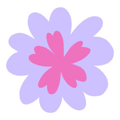 hand drawn spring flower 