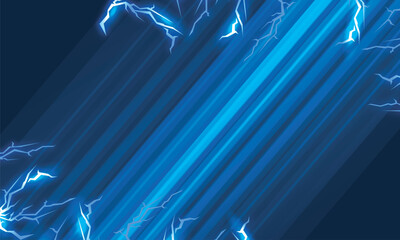 speed blue light lines isolated on background stripe and radial effect style for manga speed frame, superhero action, explosion background - obrazy, fototapety, plakaty