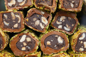 traditional Turkish delight With Nut 