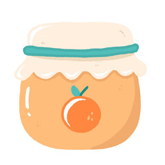 cute orange jam