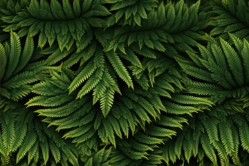 Fern Ferns Lush Green Seamless Texture Pattern Tiled Repeatable Tessellation Background Image