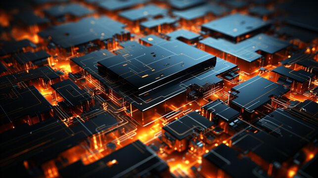 Elektrifizierender Futurismus: Moderner Hintergrund mit Energie und Technologie