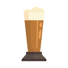 Foamy beer mug, celebration and refreshment