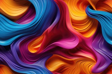 Obraz premium Color Paint Swirls Thick Seamless Texture Pattern Tiled Repeatable Tessellation Background Image